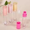 In-Stock 8ML Lip Gloss Sample Bottle, Round Middle Ring, Inner Spray Process, Empty Tube Lip Glaze.