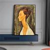 1pc Modern Amedeo Modigliani Painting  Poster Paper Print Home Bedroom Entrance Bar Cafe Art Painting Decoration