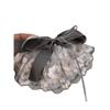 Korean Sweet Lace Bow Hair Clip for Women - 2026 High-End Temperament Spring Accessory