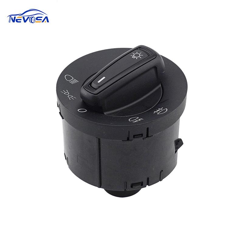 5GG941431B: Compatible Headlight & Fog Light Rotary Switch for VW Golf