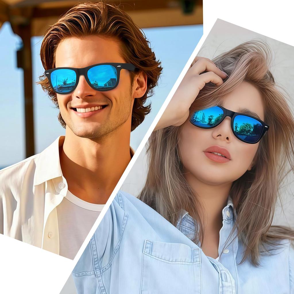 Joopin and Polarized Sunglasses with UV400 Perfect for and Blue Lenses Men's Women's Protection, Driving, Sports, Running, Baseball, Driving,