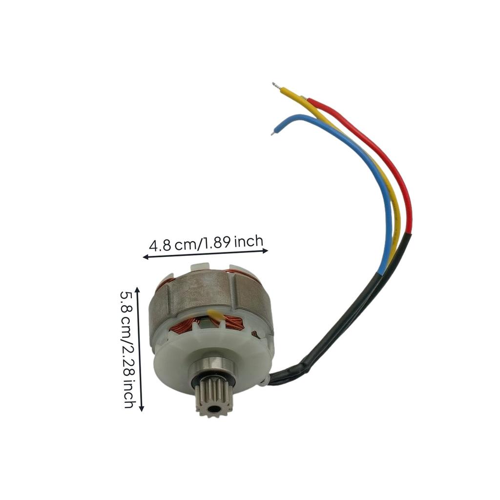 Electric Motor with 12-tooth Pinion for Garden Tool Replacement