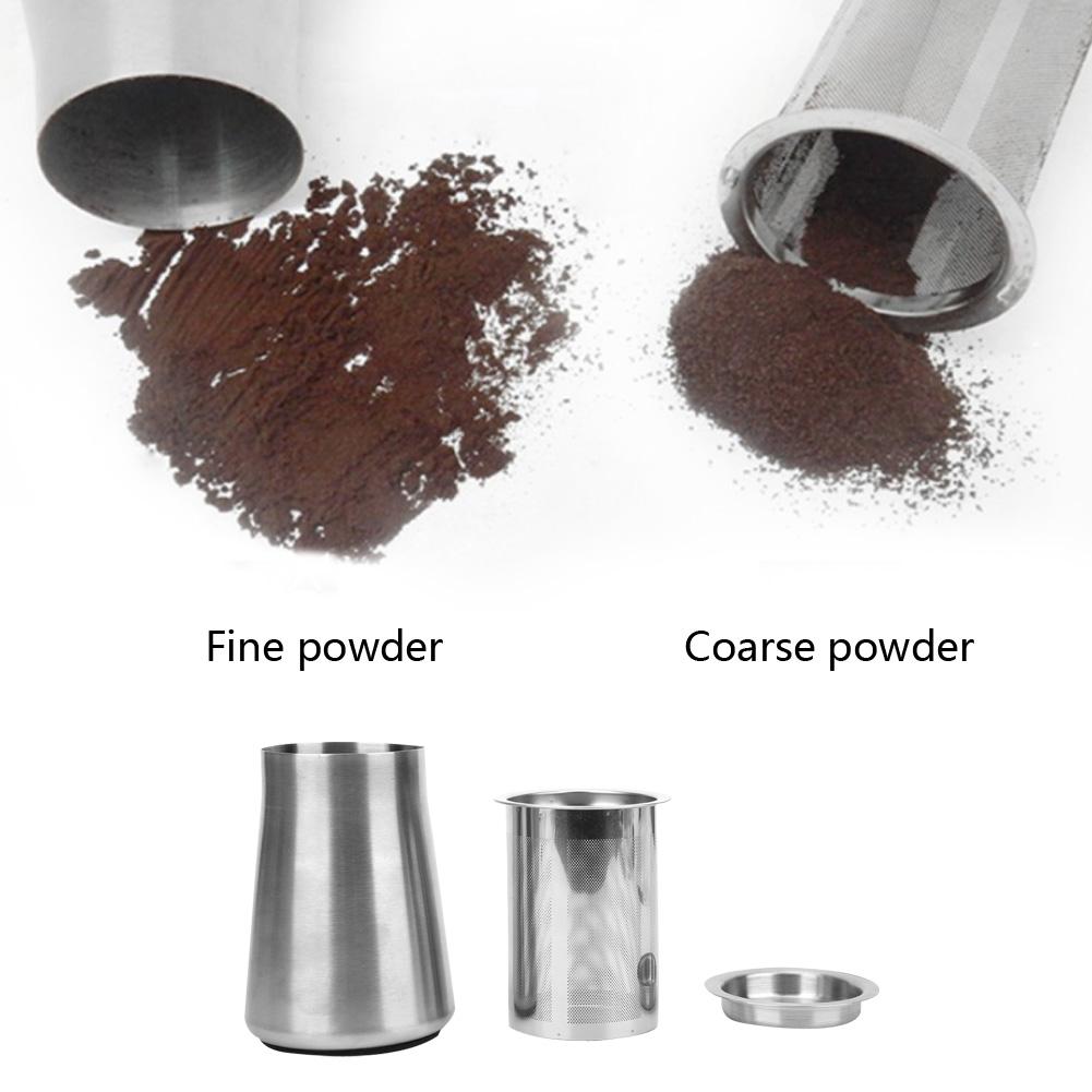 Stainless Steel Fine Mesh Coffee Powder Sieve Sifter Filter Container for Coffee Powder Sieving
