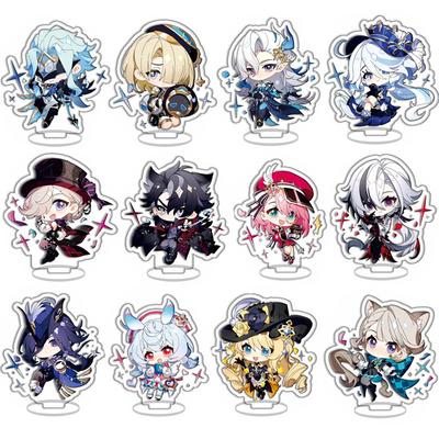 Anime Venti Neuvillette Wanderer Furina Venti Sucrose Klee Mini Niedliche Stehplatten Schreibtischdekoration Acrylständer