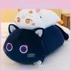 Kaedehara Kazuha Cat Plush Toy Long Pillow Stuffed Animal Doll Gift Decoration