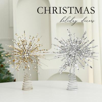 Champagne Multi-star Christmas Tree Ornament