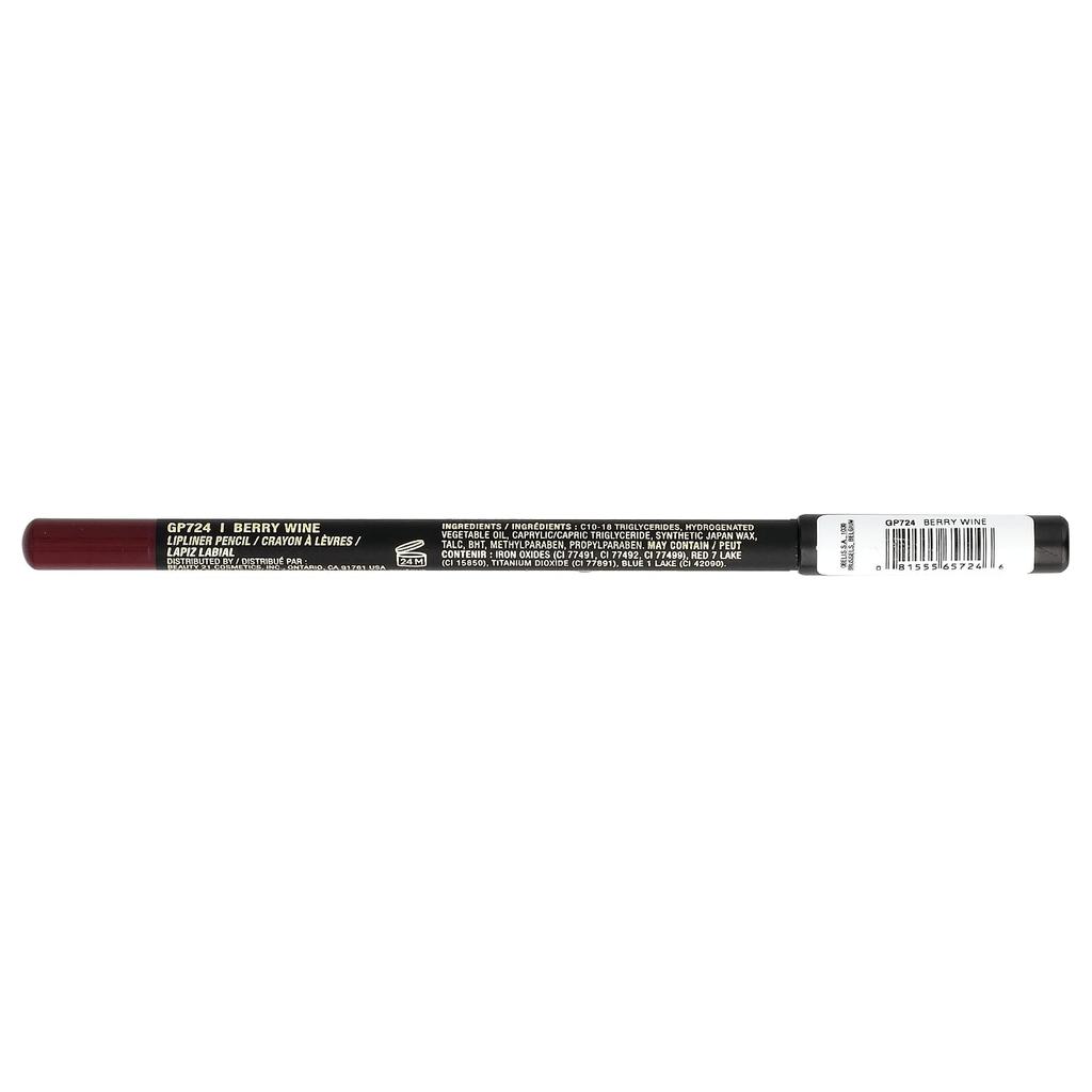 L.A. Girl, Perfect Precision, Reliner Pencil, GP724 Berry Wine, 1.49g (0.05oz)