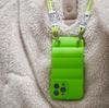 Crossbody Necklace Strap Lanyard Down Jacket Silicone Soft Phone Case For 15 14 13 Pro Max 12 11 XS XR Puffer Case