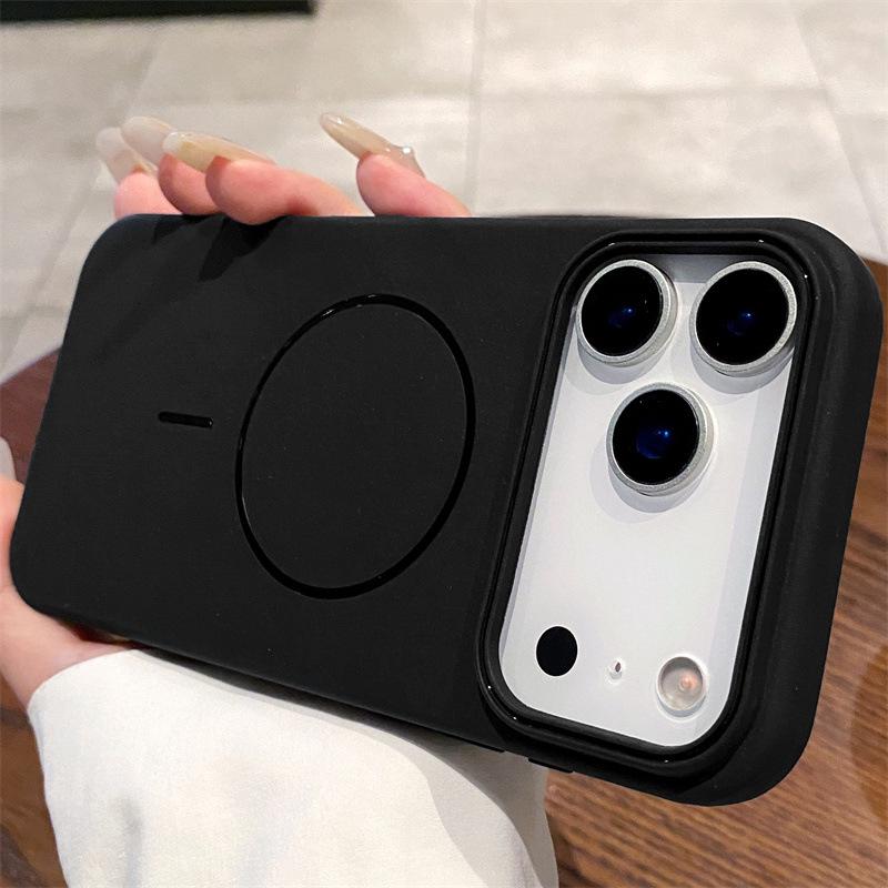 Frosted Magnetic Ring Case for iPhone 17 Pro Max, Compatible with Apple 16/15/14/13/12.