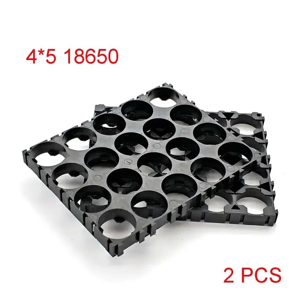18650 Battery Holder Safety Anti Vibration Holder Bracket Li-ion Cell Holder Cylindrical Plastic Case Diameter 18.5mm