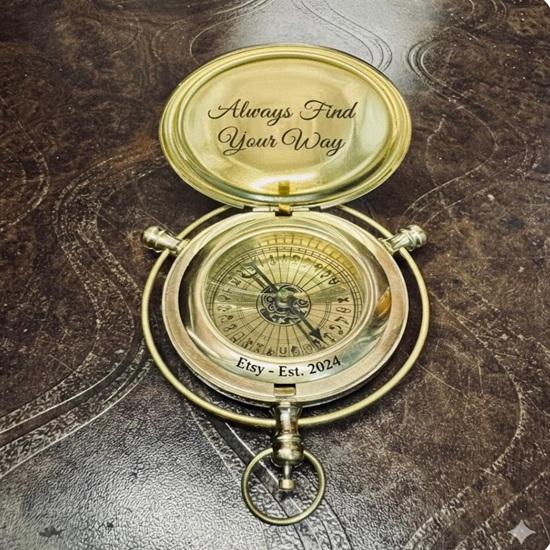Золотой компас Алетиометр Тёмные начала Реквизит Латунный Символ Читатель Истиносказатель Фэнтези Сувенир Подарок