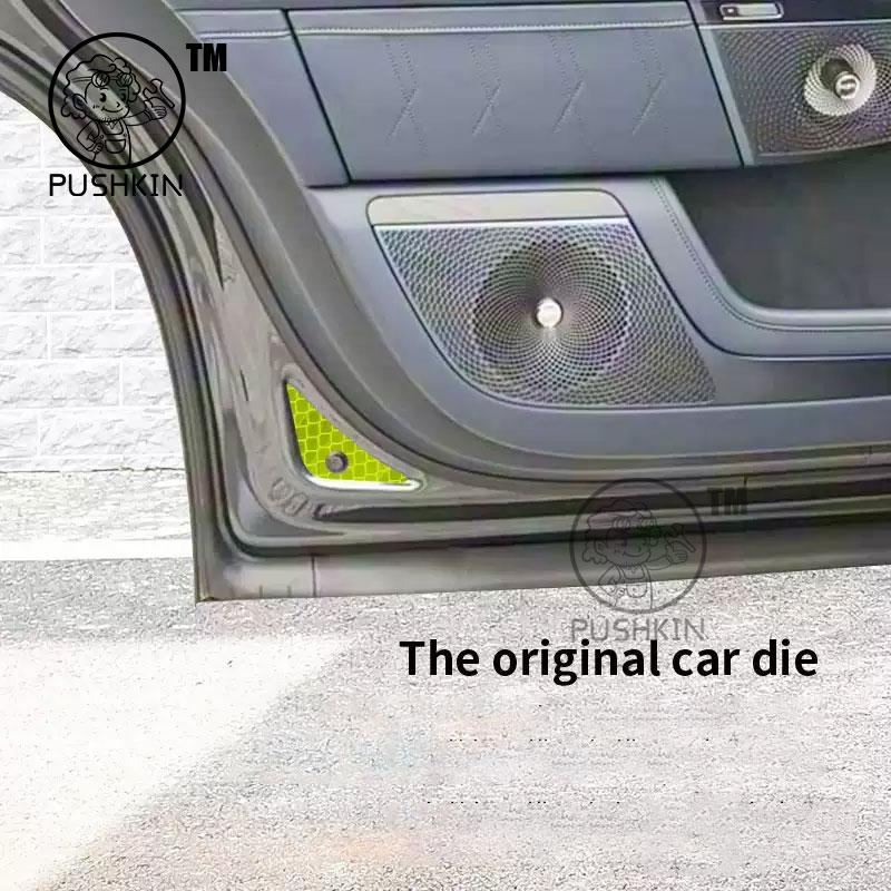 For ZEEKR 9X 2025 2026 car interior parts Anti rear collision warning sticker for front bumper of door accessories