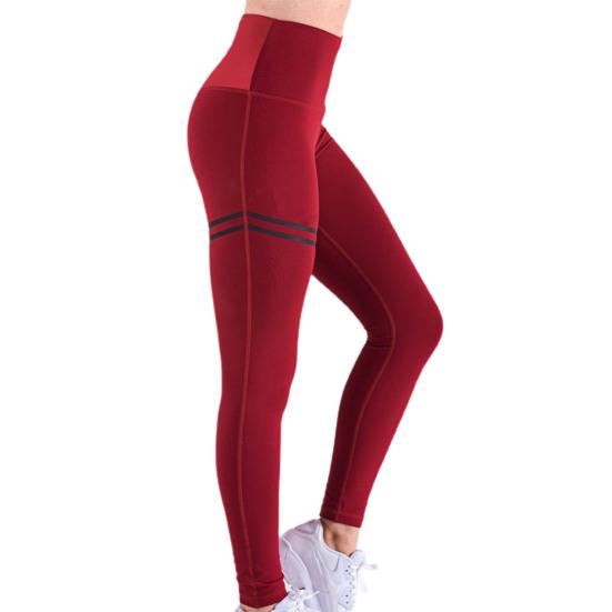 Women High Waist Hip Lifter Solid Color Stretchy Yoga Pants Leggings for Fitness
