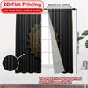 2D Flat Printing  2pcs Eid Elegance Popular Curtains&Drapes Fabric Curtains Festive Suitable for Bedroom and Various Room Types
