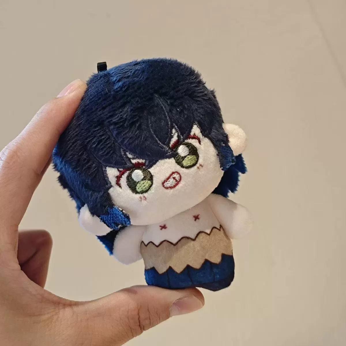 

10 см Аниме Клинок Рассекающий Демонов Kimetsu No Yaiba Томиока Гию Плюшевая Кукла Брелок Мультяшный Косплей Мягкая Игрушка Подарок на День Рождения Уютный Пушистый Обнимаемый Кавайный
