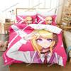 Anime Danganronpa V3 Bedding Set Duvet Cover Bed Set Quilt Cover Pillowcase Comforter King Queen Size Boys Adult Luxury Gift