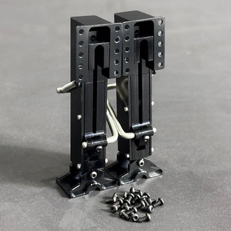 1:14th Scale RC Truck 2pcs Metal Simulation Support Leg for SCANIA Tamiya 770S R620 for VOLVO ACTROS AROCS Model Car DIY Parts