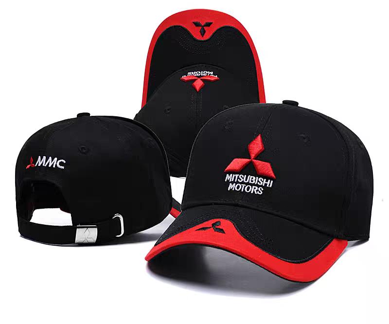 Unisex Mitsubishi Stickerei Baseballkappen Frühling und Herbst Outdoor Verstellbar Lässige Hüte Sonnenschutzmütze