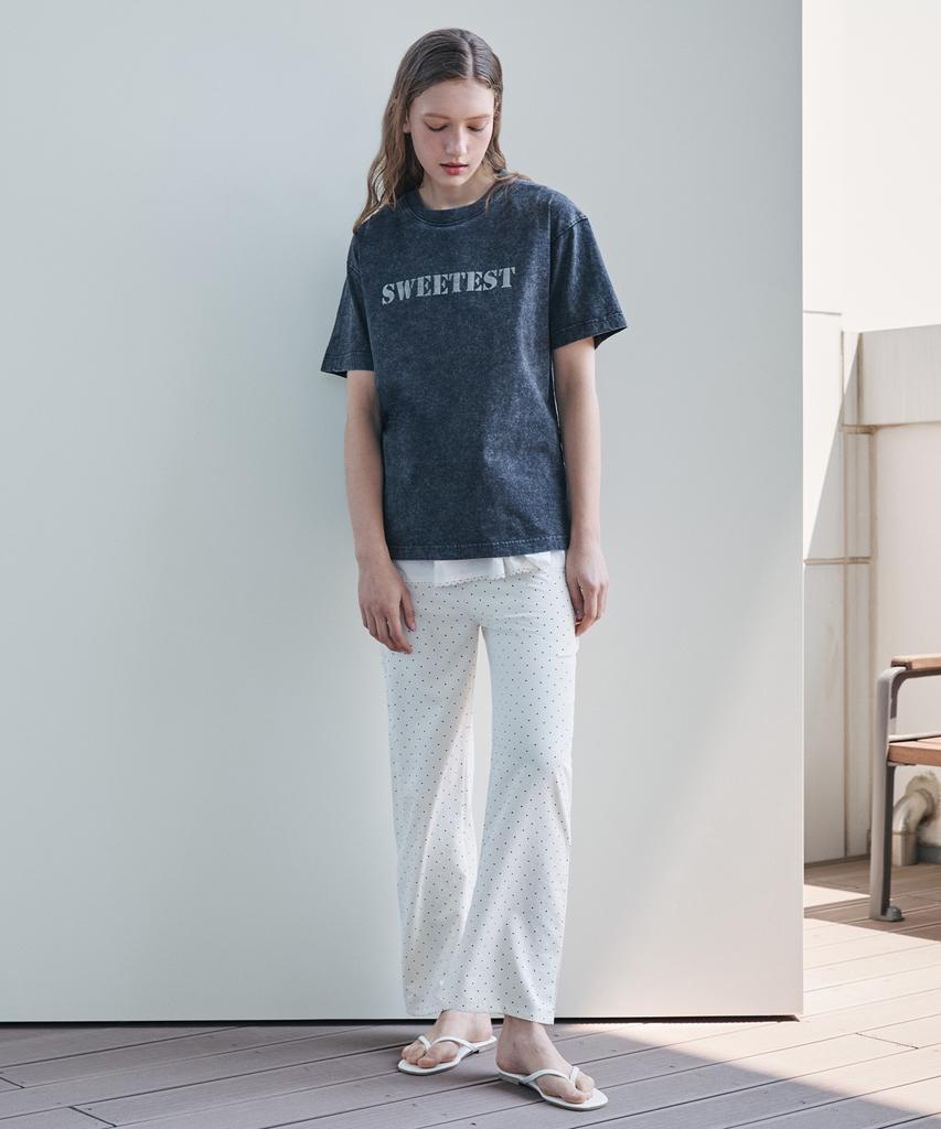 SWEET SOUP Pigment Loose Fit T-Shirt_Dk/Grey(Wb5Stf2)