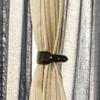 European Leathers Curtain Tie Backs Curtain Holder Clip Buckle Rope Curtains Tieback for Hotel Home Office Decoration