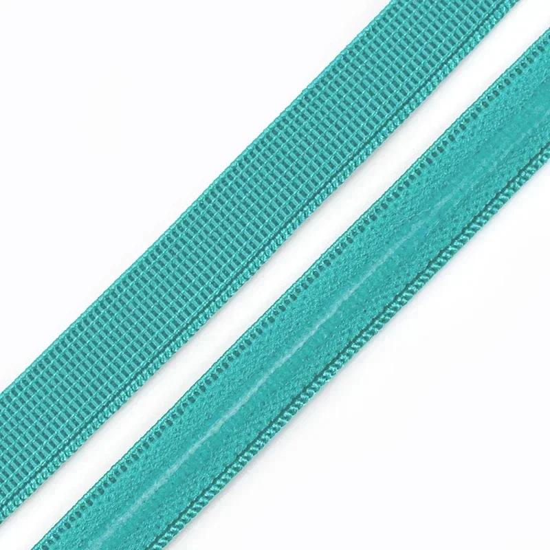 Meetee 10-50M 10mm Non-slip Elastic Bands Silicone Tapes for Bra Underwear Shoulder Belt Sewing Rubber Ribbons Garment Accessory