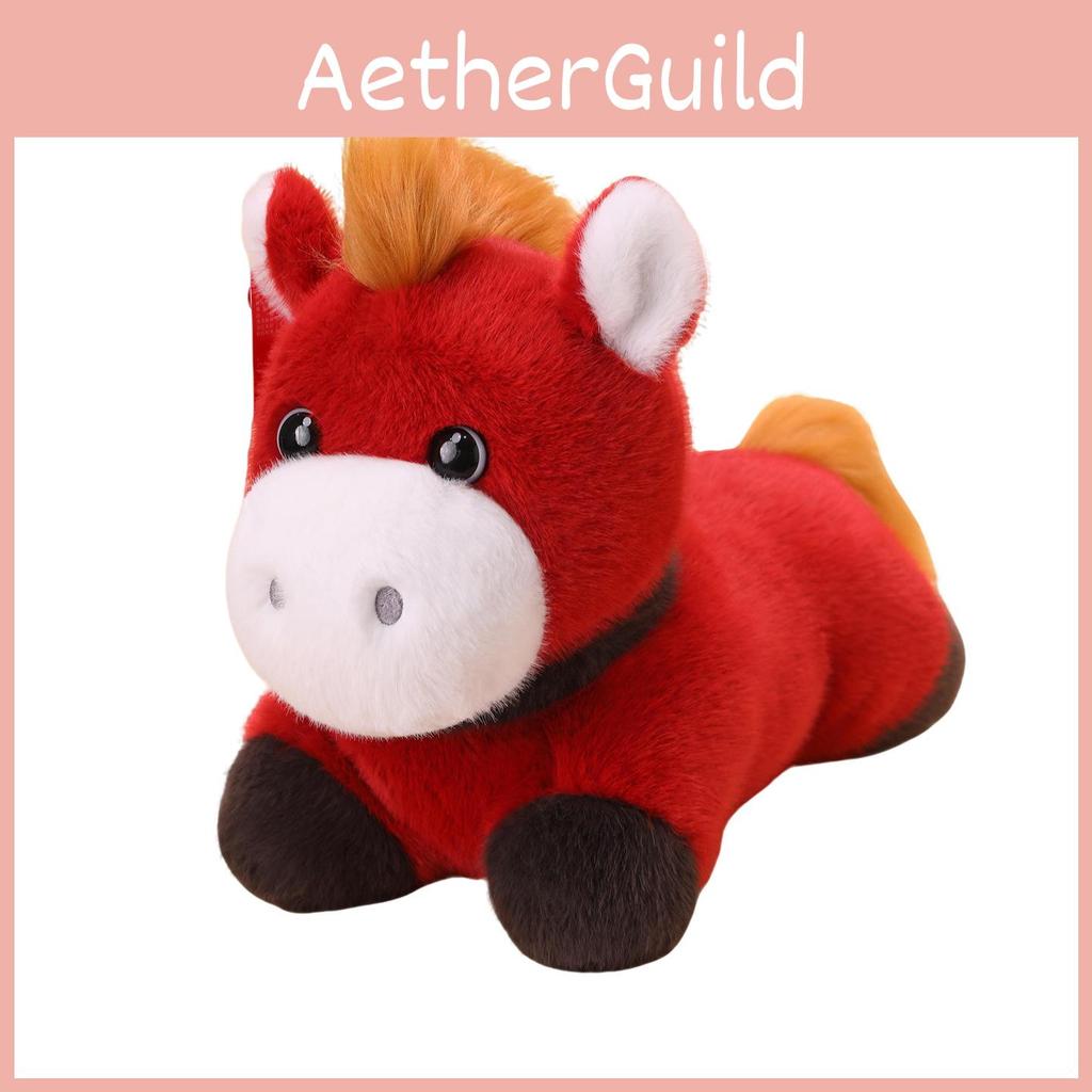 Horse Plush Toy With Soft Polyester Filling For New Year Gifts Celebrations And