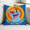 Oggy-Y and the Cockroaches-Z Pillow Case Square Double-Sided Sofa Cushion Cover Bedroom Bedside Pillow Gift