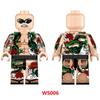 Classic Trendy Tattoo Pattern Building Blocks Minifigure Toy Set