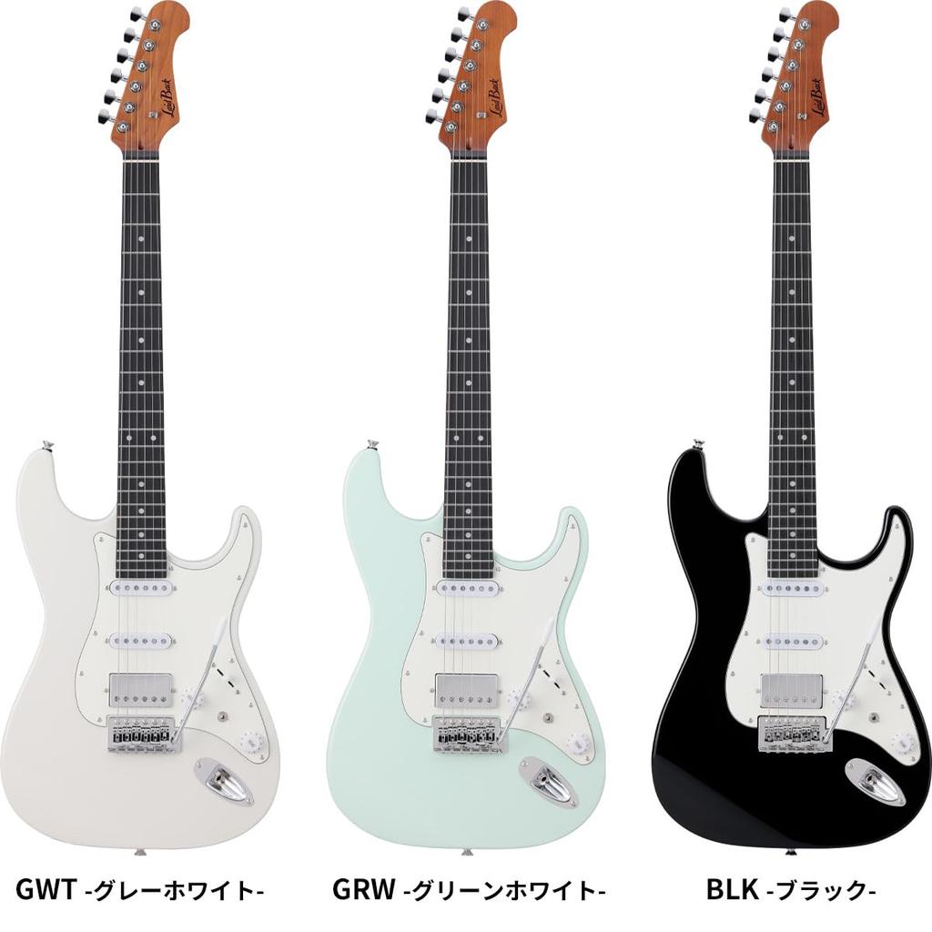 LaidBack Electric Guitar Stratocaster Type Roasted Maple Neck Coil Tap LSE-3H (Single Item, GWT-Gray White-)