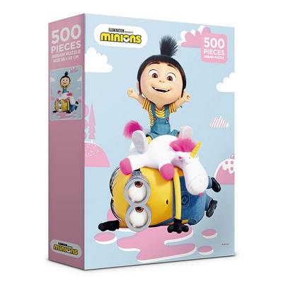 Minions Minions and Agnes Jigsaw Puzzle AL5314, Mixed Colors, 500 Pieces