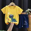 2pcs/set Children's Sets Kids Clothes Boys Girls CartoonT-shirt + Shorts Summer Cotton Short Sleeve Baby Children Clothing Toddler Suit