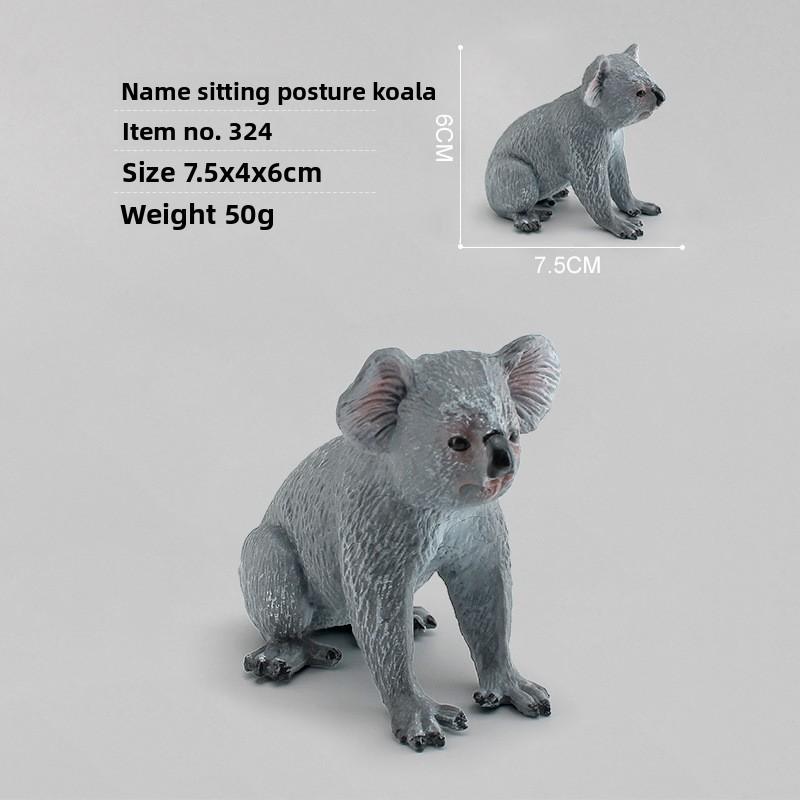 Realistisches Koala-Tiertier-Modell PVC Sammlerstück für Wildtier-Enthusiasten und Naturdekoration