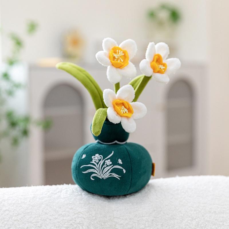 30Cm Artificial Flower Plush Toy Cute Green Plants Bloom Cactus Sunflower Rose Soft Dolls Kawaii Home Decoration Xmas Gift