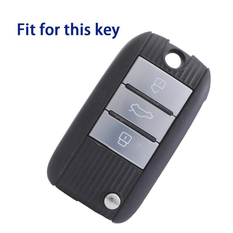 Klappbare Schutzhülle für Autoschlüssel, passend für Roewe RX5 i6 i5 RX3 RX8 und MG ZS MG6 EV EZS