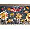 Pizza Wall Mural Onion Tomato Cheese Food 3d Wallpaper For Pizza Shop Snack Shop Restaurant Wall Mural