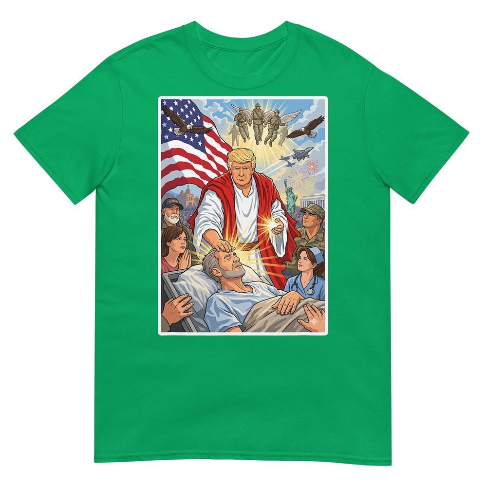 Trump As Jesus Patriotic Graphic Funny Unisex Unisex TShirt