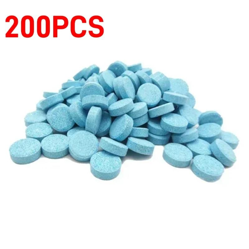 5Pcs-200pcs Car Windshield Solid Cleaning Agent Car Glass Wiper Solid Concentrated Cleaning Effervescent Tablets Car Accessories