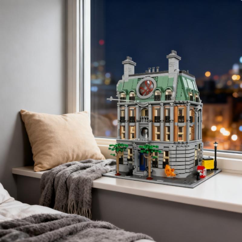 2708pcs Modern Urban Streetscape 76218 Model Building Block Assembly Brick Architecture Christmas Toys Boy Kids Birthday Gifts