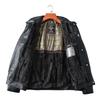 Chaqueta de Cuero con Solapa Ajustada para Hombre Otoño Invierno 2025 - Ropa Exterior Casual