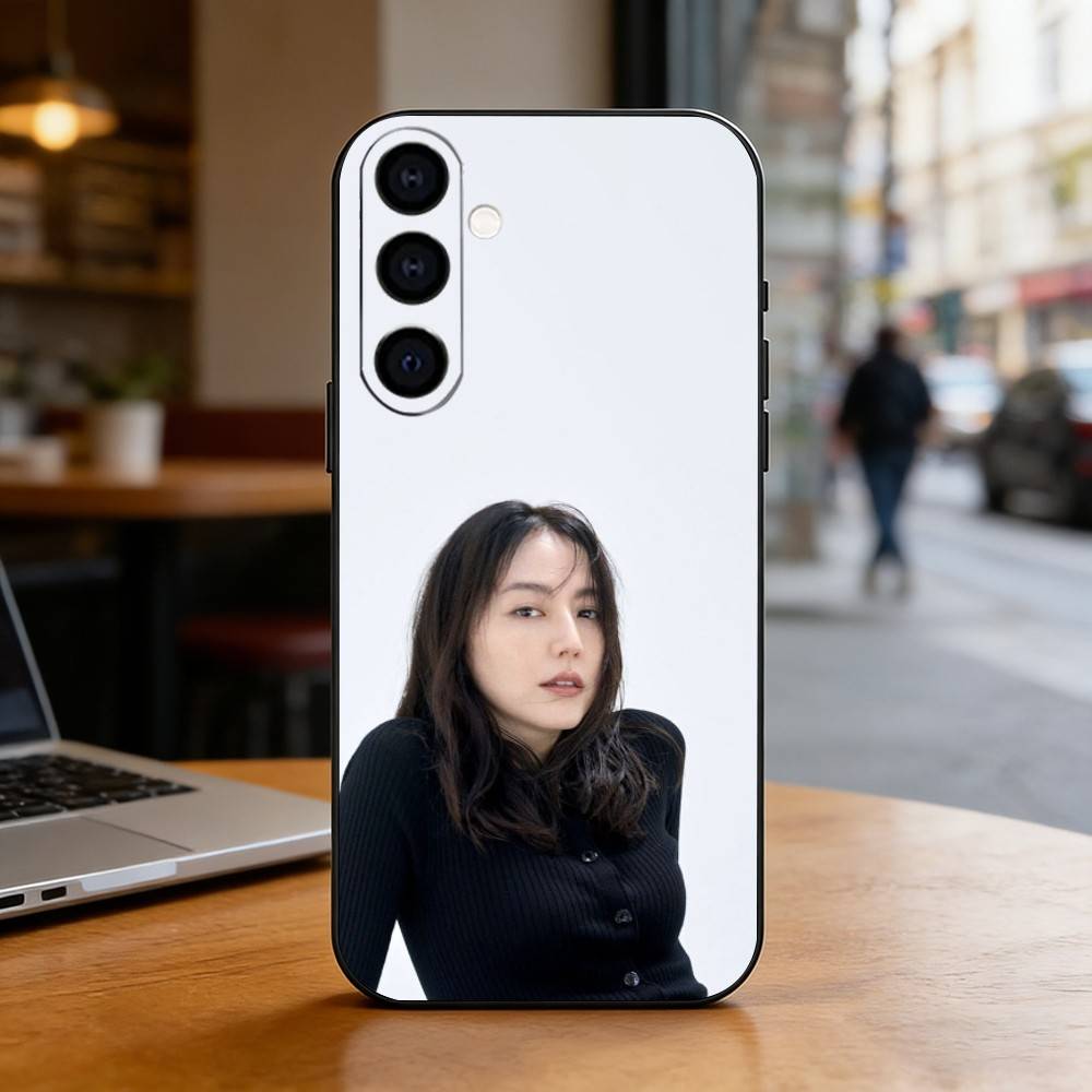 Japanese actress M-Masami Nagasawa Phone Case Black Silicone Soft For Samsung Galaxy A73,A72,A71,A70,A53,A52,A51