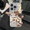 Personality Map Applies To Apple 16Pro Mobile Phone Case iPhone15 Color Silver 1413 Laser 12promax11xsm