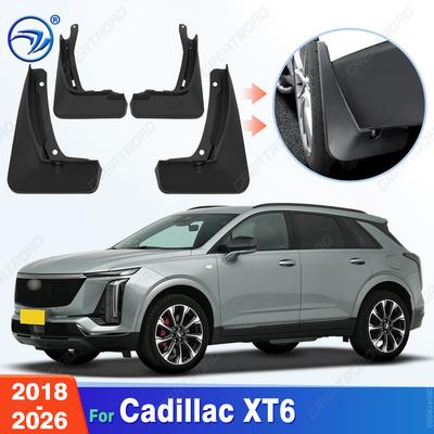 For Cadillac XT6 2018-2026      2024 2025 Fender Mudflaps Splash Guards Mudguards Mud Flaps Car Accessories