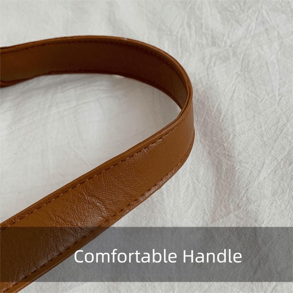 Lightweight Women Tote Bag Large Capacity PU Leather Bag Solid Color Shoulder Bag  Casual Wear