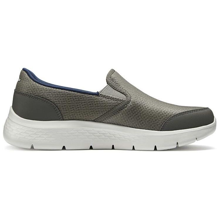 Skechers Comfortable Versatile Lightweight Durable Low-Top Casual Shoes Men Sneakers Gray Brown 216323-TPNV