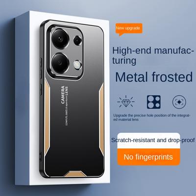 Pro Xiaomi Redmi Note 13 Pro 4G Pouzdro Hard Aluminium Alloy + PC Ochranný zadní kryt odolný proti nárazu pro Redmi Note 13 Pro Plus