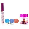 Coffret cadeau - Reine des Neiges - Eau de toilette 10ml - 3 ombres à paupière - Applicateur cosmétique - Gloss