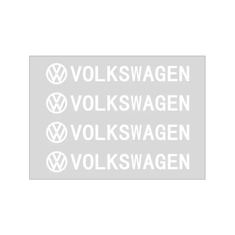 

Для Volkswagen 4 шт. Наклейки на ручки дверей автомобиля Наклейки на шины Зеркала заднего вида Для Volkswagen GTI R-Line Polo T5 Golf Passat Scirocco