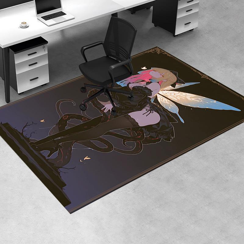 1pc Fairy,Anime,Serpent Office Carpet Soft Polyester Entrance Carpet Washable Non slip Machine Washa