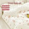 BADIGAO Disposable Cherry Blossom Travel Bedding Set