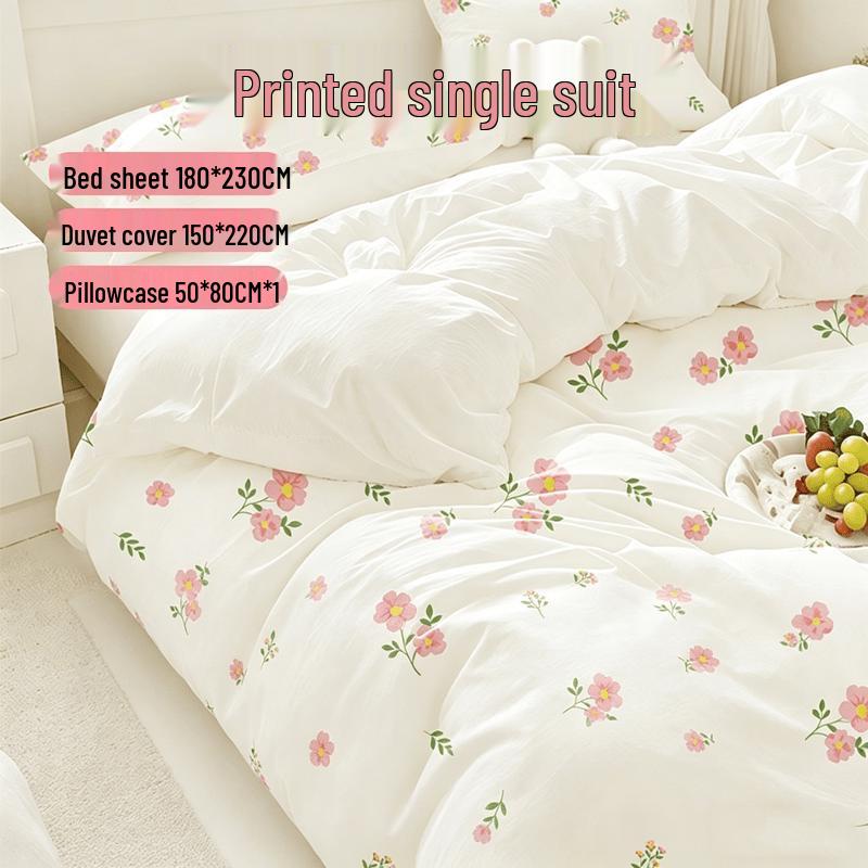 BADIGAO Disposable Cherry Blossom Travel Bedding Set